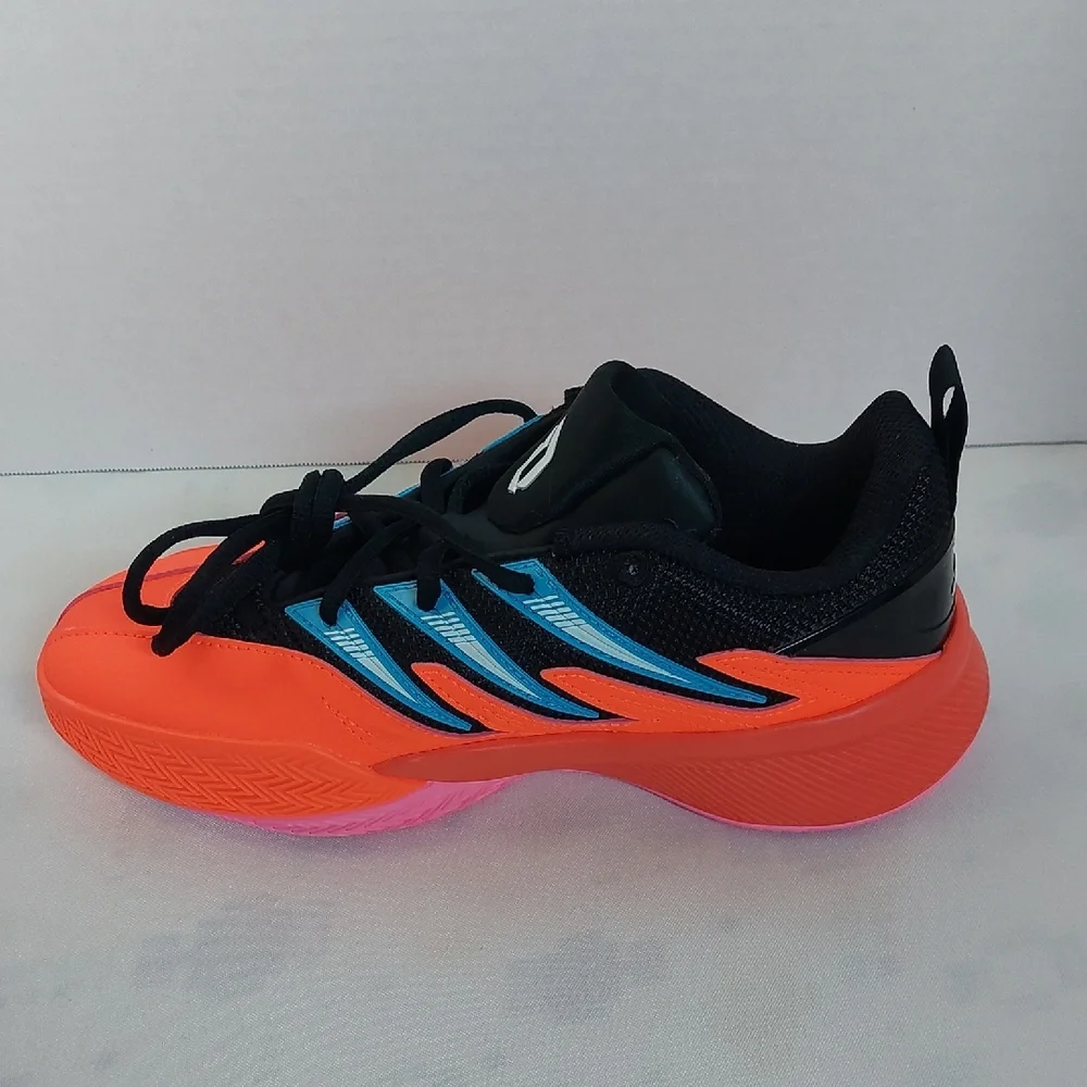 adidas Dame Sertified 3J Youth Orange and Black basketball‎ Shoes Size 5